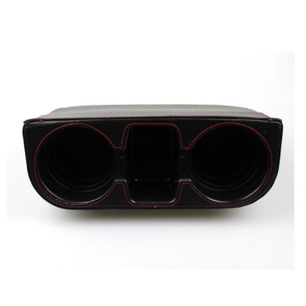 Cup holder between seats black