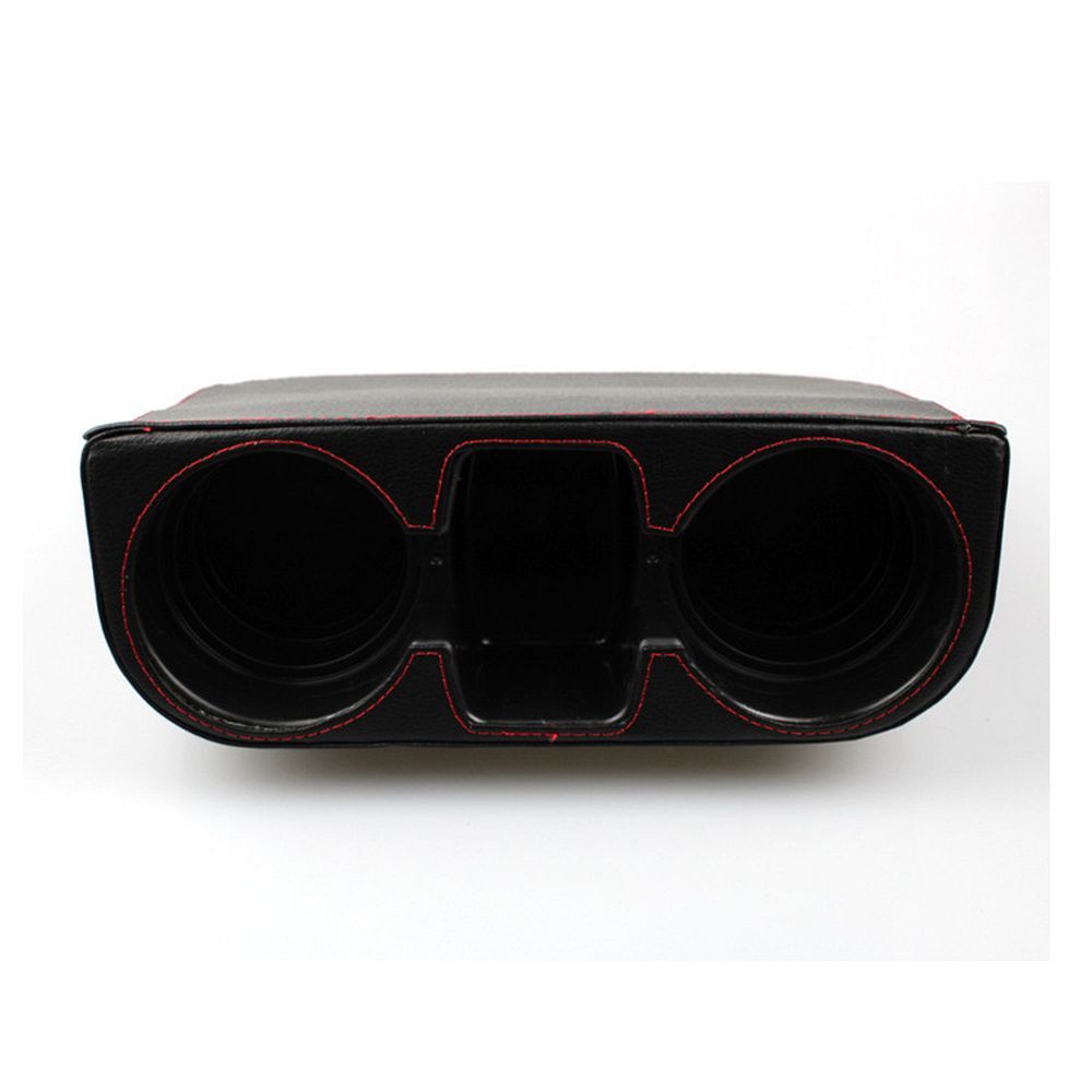 Cup holder between seats black