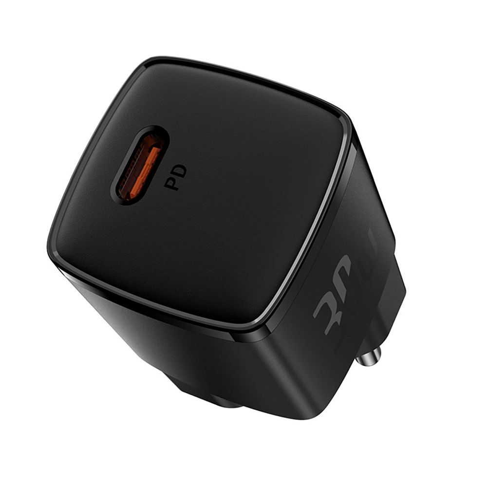 Φορτιστής Τοίχου BASEUS Type C PD 30W GaN Cube Pro Μαύρος