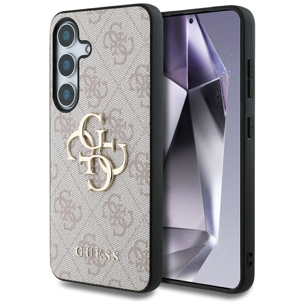 Θήκη Κινητού GUESS Samsung S25 GUHCS25S4GMGPI Ροζ Λογότυπο 4G PU