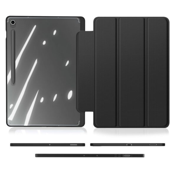 DUX DUCIS case TOBY with pencil storage for SAMSUNG Tab S10 FE Plus black