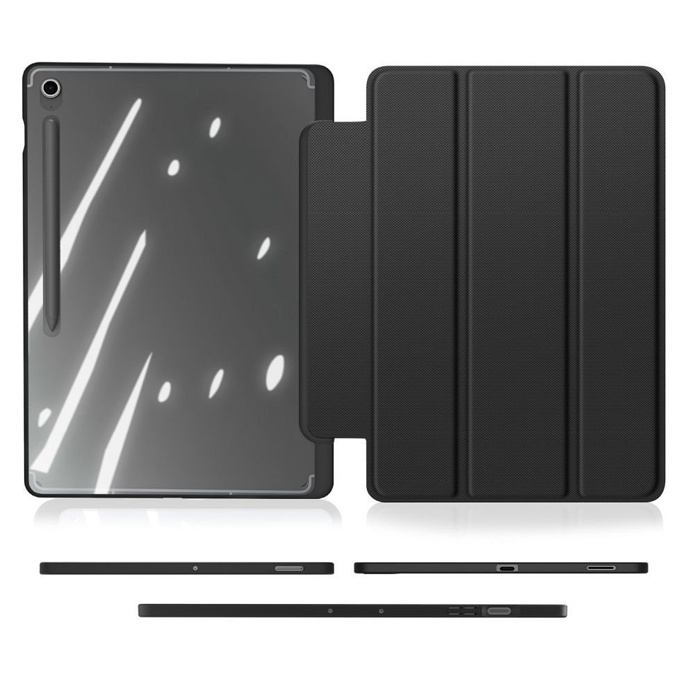 DUX DUCIS case TOBY with pencil storage for SAMSUNG Tab S10 FE Plus black