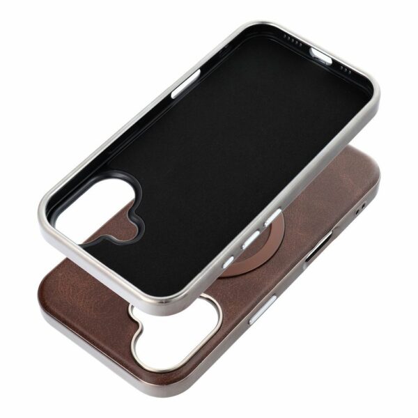 GENTLEMAN MAG COVER Case compatible with MagSafe for IPHONE 14 brown
