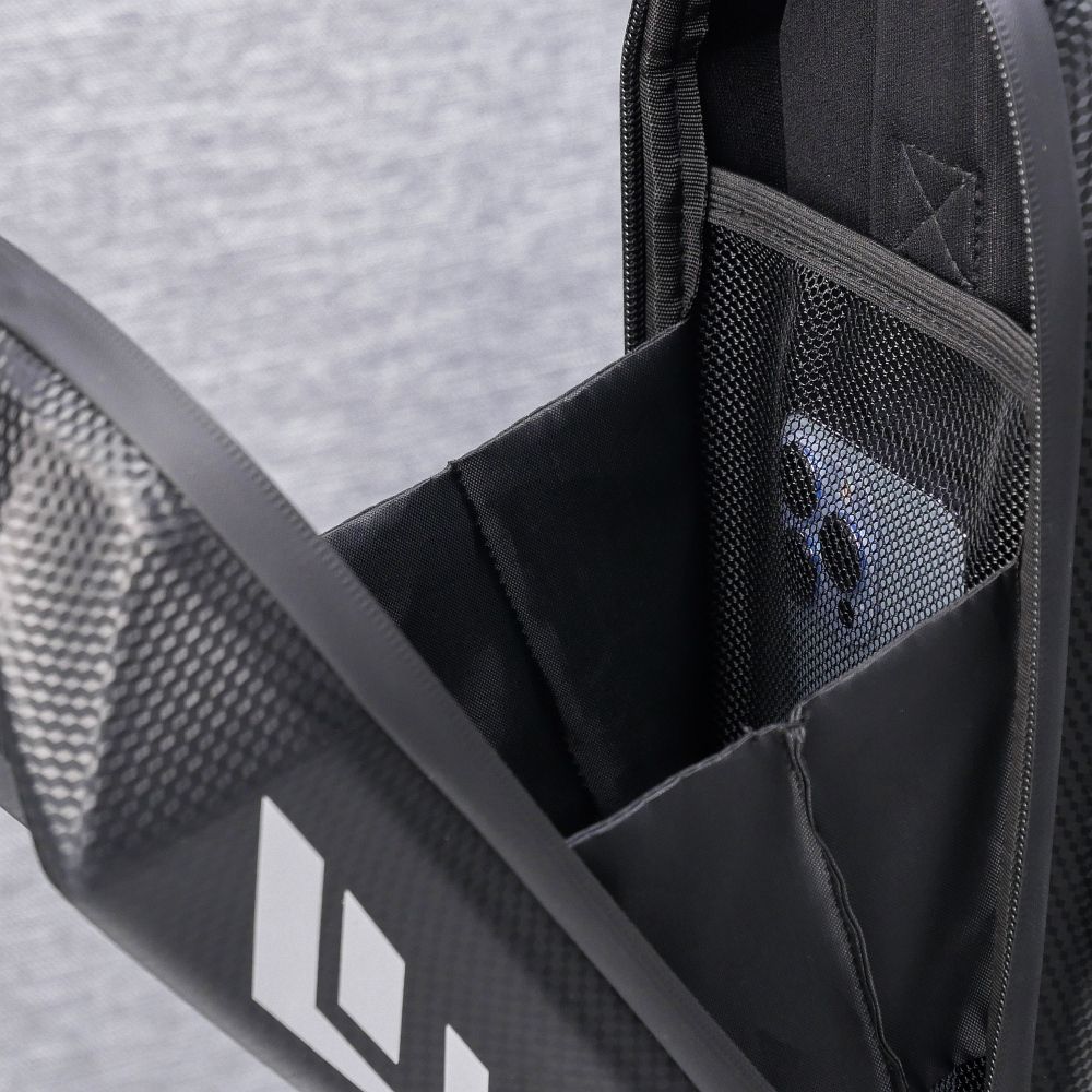 e7aaf6e879ea588b869e30c019c03aa4 Handlebar bag for bike / scooter waterproof with zipper FSBFB-453-1 black