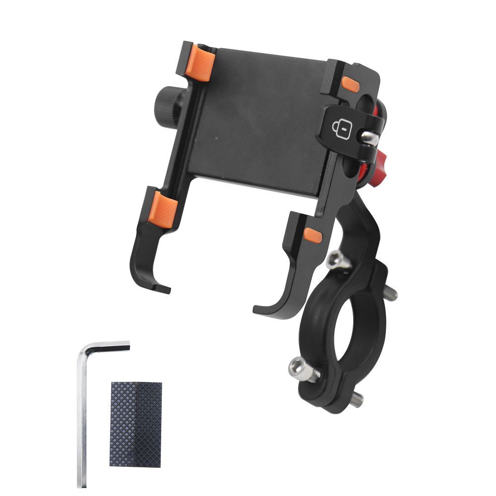 e803f9eebc94e9f111b0872481cb6466 Bike / scooter aluminium holder for mobile phone FSBHD-106-6 black