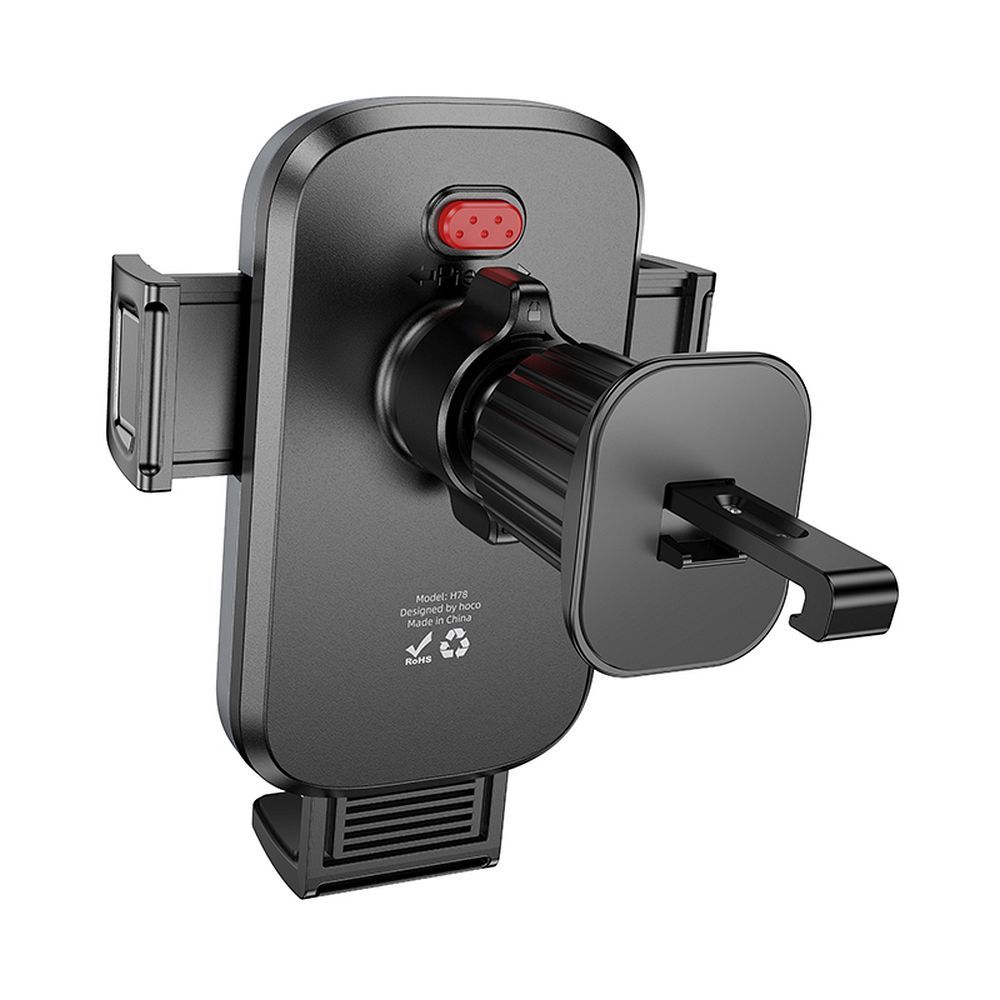 HOCO car holder for air vent H78 black metal gray