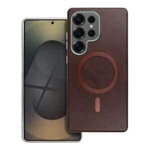 GENTLEMAN MAG COVER Case compatible with MagSafe for SAMSUNG A26 brown
