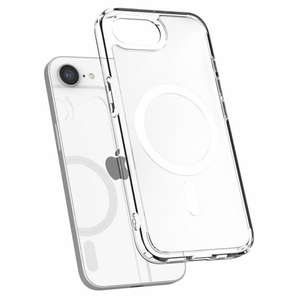 SPIGEN case ULTRA HYBRID MAG compatible with MagSafe for IPHONE 16E 2025 frost white