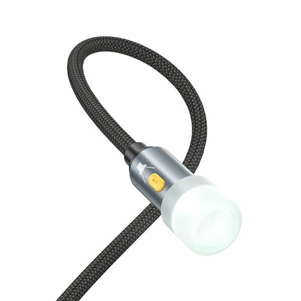 HOCO cable USB A / Type C to LED light UA38C black
