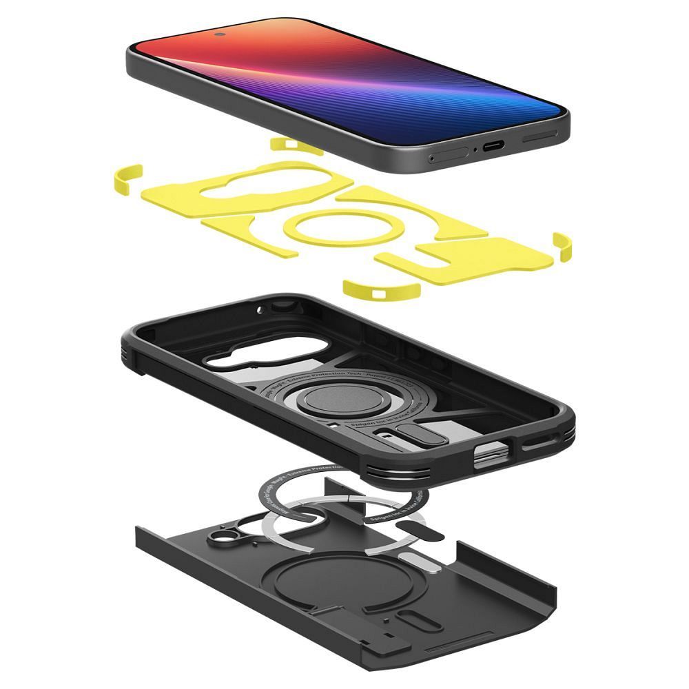 SPIGEN case TOUGH ARMOR MAG compatible with MagSafe for GOOGLE PIXEL 9A black