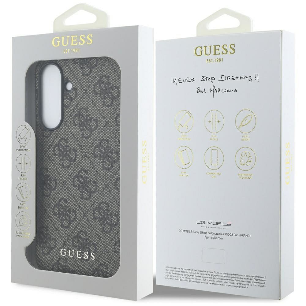 GUESS case for SAMSUNG A36 GUHCSA36G4GFBR (PU 4G Classic) brown