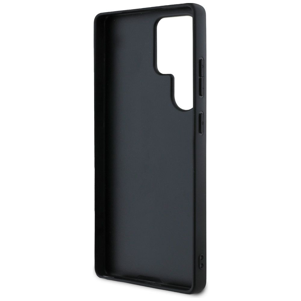 Θήκη Κινητού GUESS Samsung S25 Ultra PU Δερματίνη Μαύρη με Λογότυπο 4G