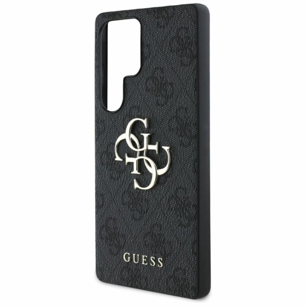 Θήκη Κινητού GUESS για Samsung S25 Ultra Μαύρη με Λογότυπο (4G PU) GUHCS25L4GMGGR