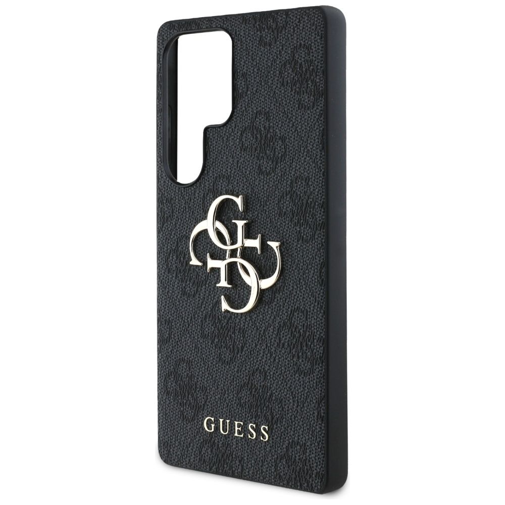 Θήκη Κινητού GUESS για Samsung S25 Ultra Μαύρη με Λογότυπο (4G PU) GUHCS25L4GMGGR