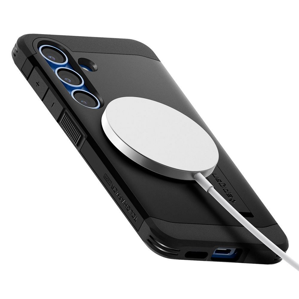 SPIGEN case TOUGH ARMOR compatible with MagSafe for SAMSUNG S25 Plus black