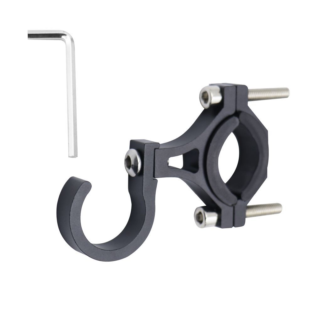 ecba8299f6c0b905c0d794153f9d0320 Hook for shopping for bike / scooter aluminum FS366-004 black