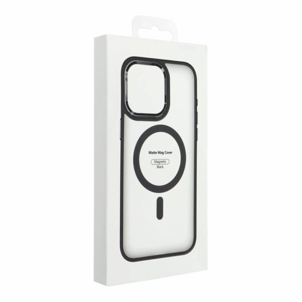 MATTE MAG COVER case compatible with MagSafe for IPHONE 16 Pro Max black