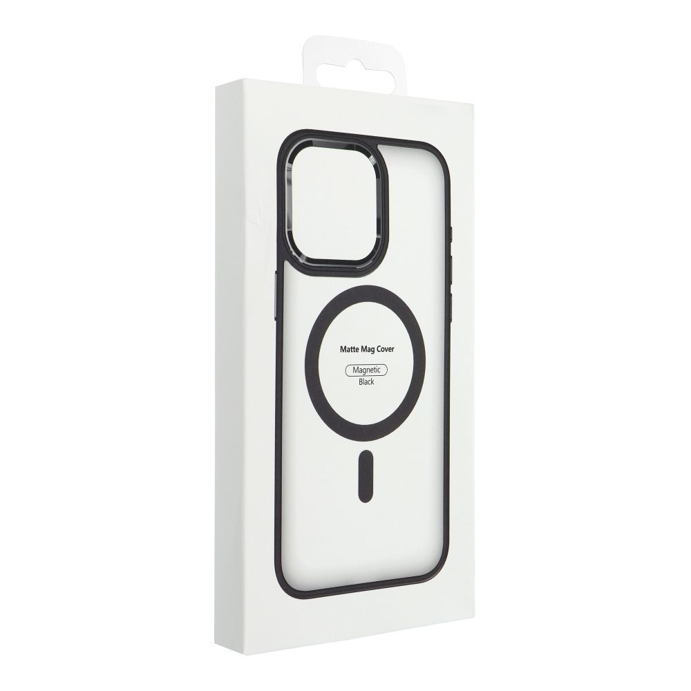 MATTE MAG COVER case compatible with MagSafe for IPHONE 16 Pro Max black
