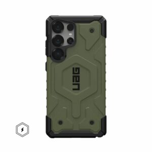 UAG Urban Armor Gear case PATHFINDER MAGNET with built-in magnet for SAMSUNG S25 Ultra 5G olive