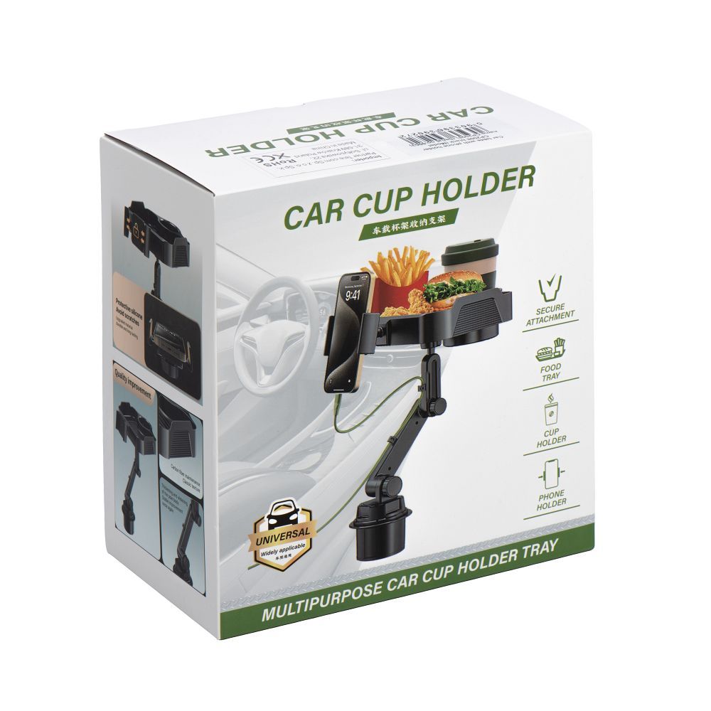 Car table with phone holder CP2008 black