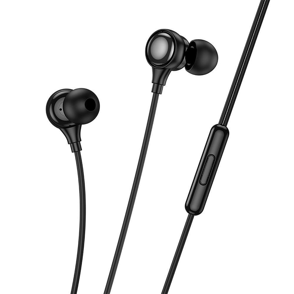 HOCO M116: Ενσύρματα Ακουστικά με Μικρόφωνο Jack 3.5mm - Μαύρα