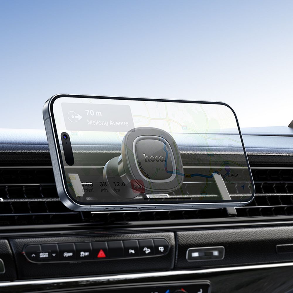 HOCO magnetic car holder for air vent H72 black metal gray