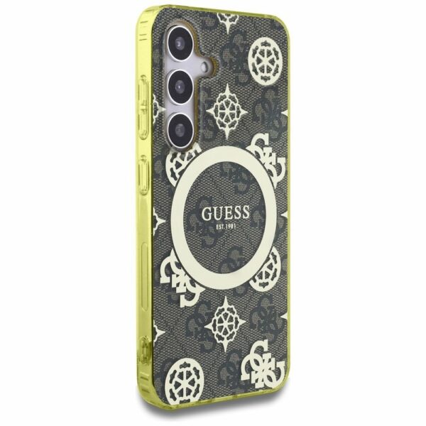 Θήκη Κινητού GUESS Samsung S25 Magnetic IML Peony Brown