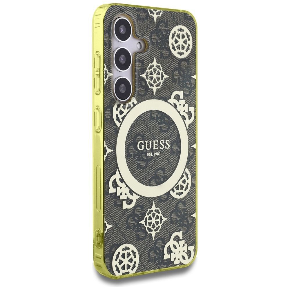 Θήκη Κινητού GUESS Samsung S25 Magnetic IML Peony Brown