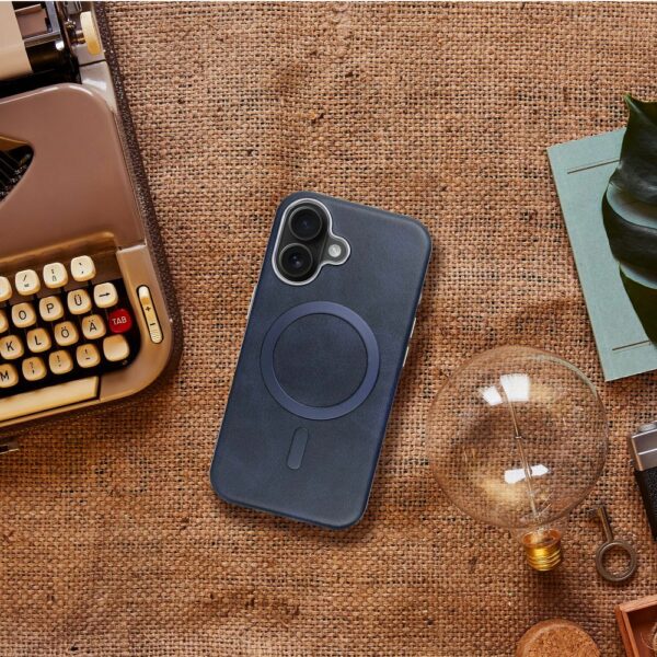 GENTLEMAN MAG COVER Case compatible with MagSafe for IPHONE 14 PRO MAX navy blue