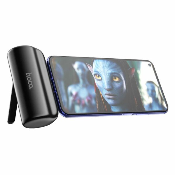 HOCO Powerbank 5000mAh με Ενσωματωμένο Type-C & Φόρτιση 2A - J106 Μαύρο
