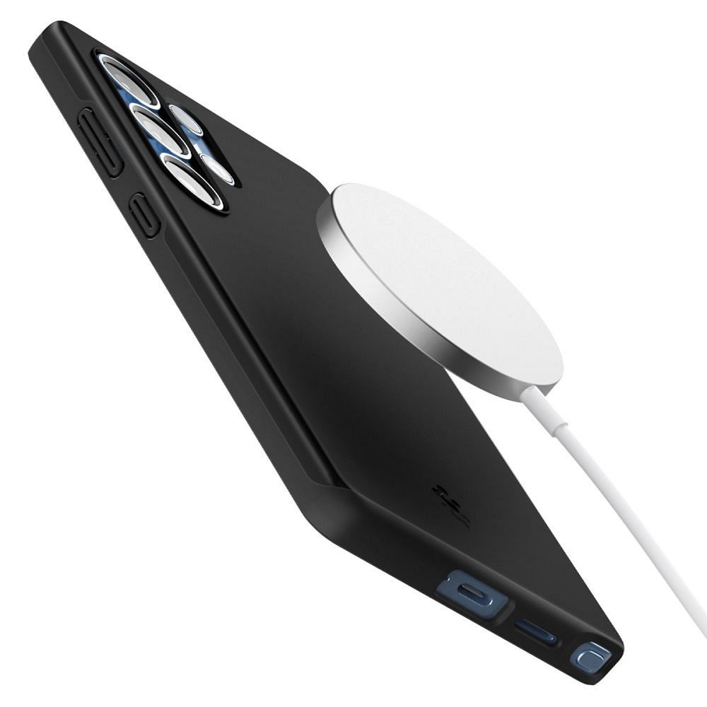 SPIGEN case THIN FIT MAG compatible with MagSafe for SAMSUNG S25 Ultra black
