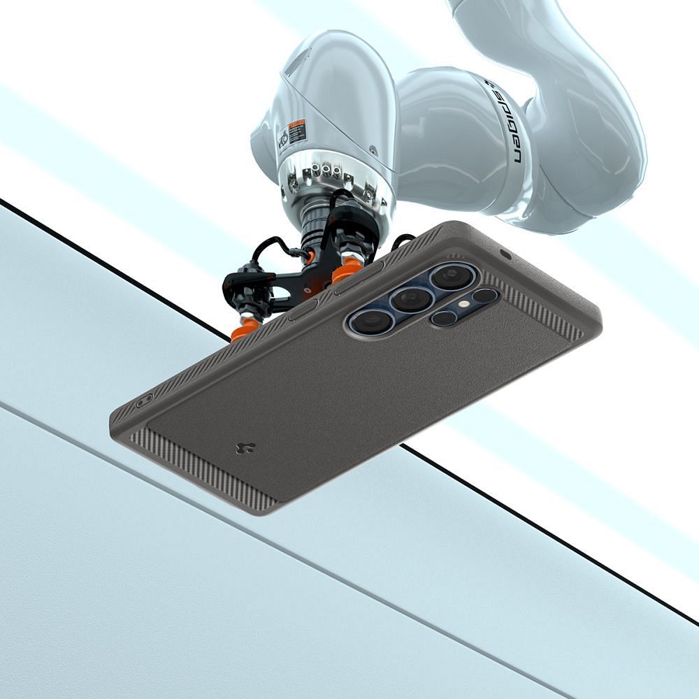 SPIGEN case RUGGED ARMOR MAG compatible with MagSafe for SAMSUNG S25 Ultra marble grey