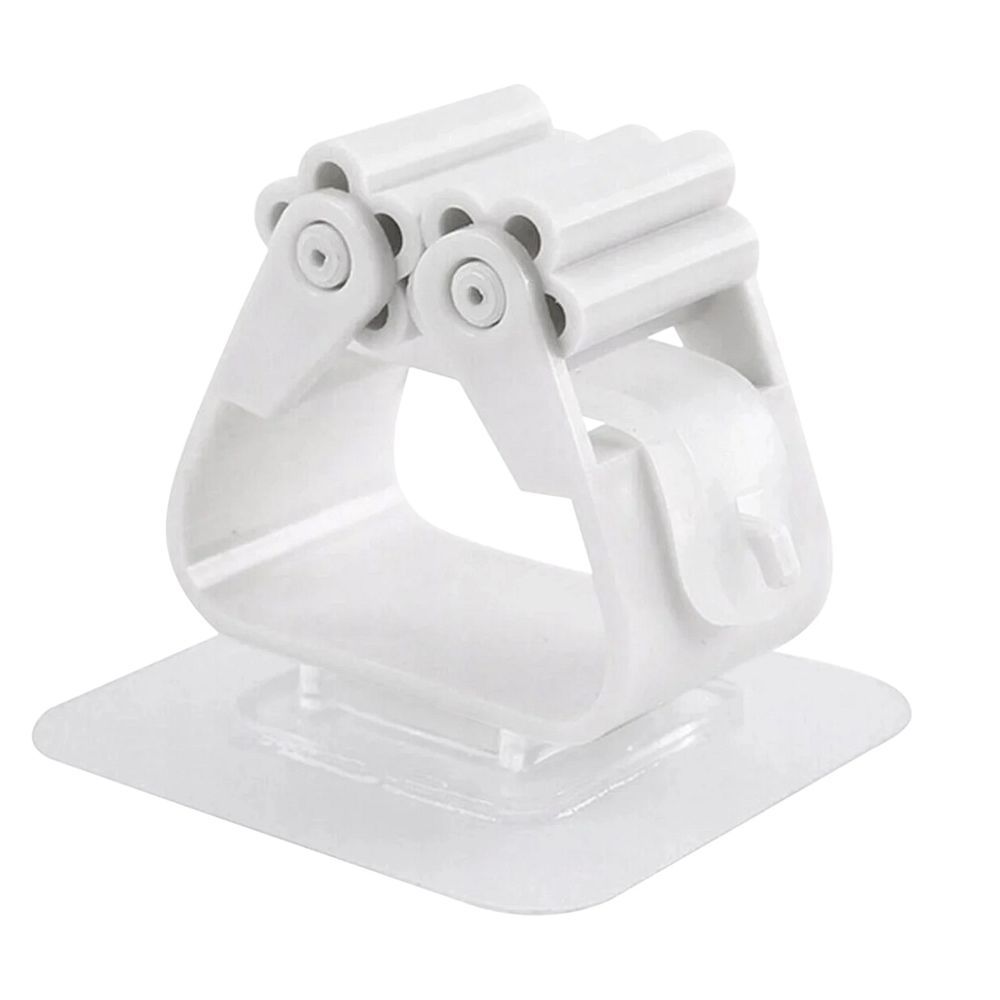 f80a553f2be2112831dc07a01ec0bfcc Wall-mounted broom mop holder self-adhesive RC-K-1153 white