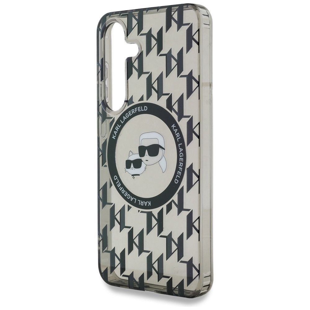 KARL LAGERFELD case for SAMSUNG S25 KLHMS25SHMCKMHK (Magnetic IML Metal Monogram KC Heads) black