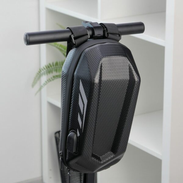 Handlebar bag for bike / scooter waterproof with zipper FSBFB-453-1 black