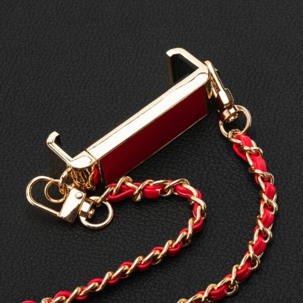 Chain / Rope with holder GLAMOUR fit all models 80mm max width RED