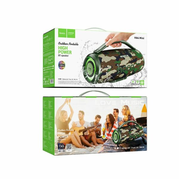 HOCO speaker bluetooth HA4 Mini camouflage green