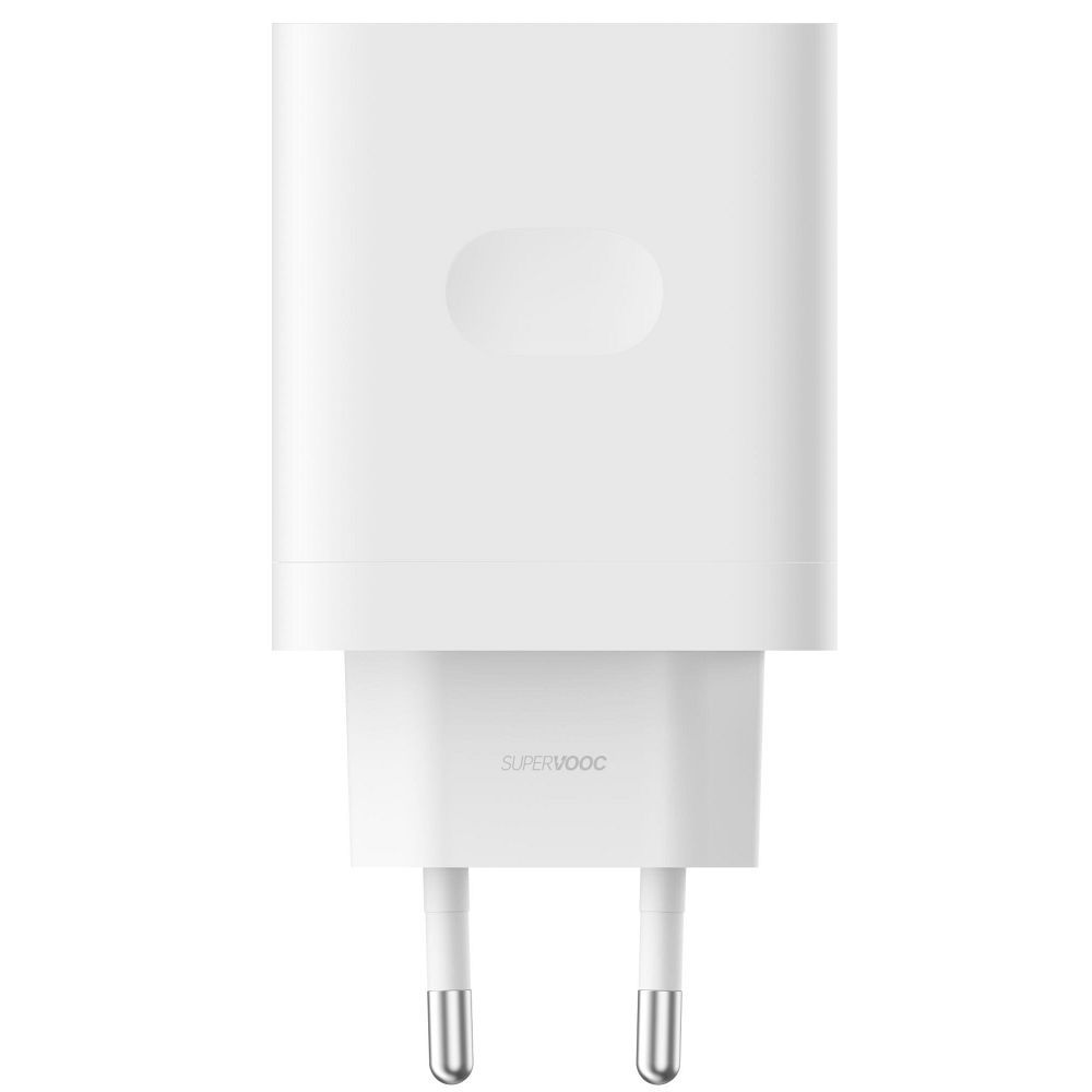 Γνήσιος Φορτιστής OPPO SuperVOOC 45W Type C Λευκός (Bulk)