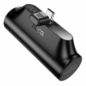 HOCO Powerbank 3000mAh με Ενσωματωμένο Connector Type-C J147 Μαύρο