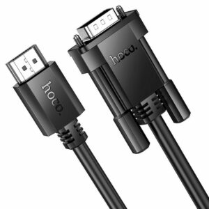 HOCO cable HDMI (male) to VGA (male) HD 1080p US12 2 m black