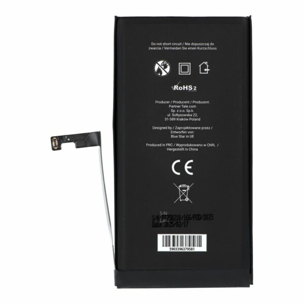 BLUE STAR HQ battery for IPHONE 15 Plus 4383 mAh