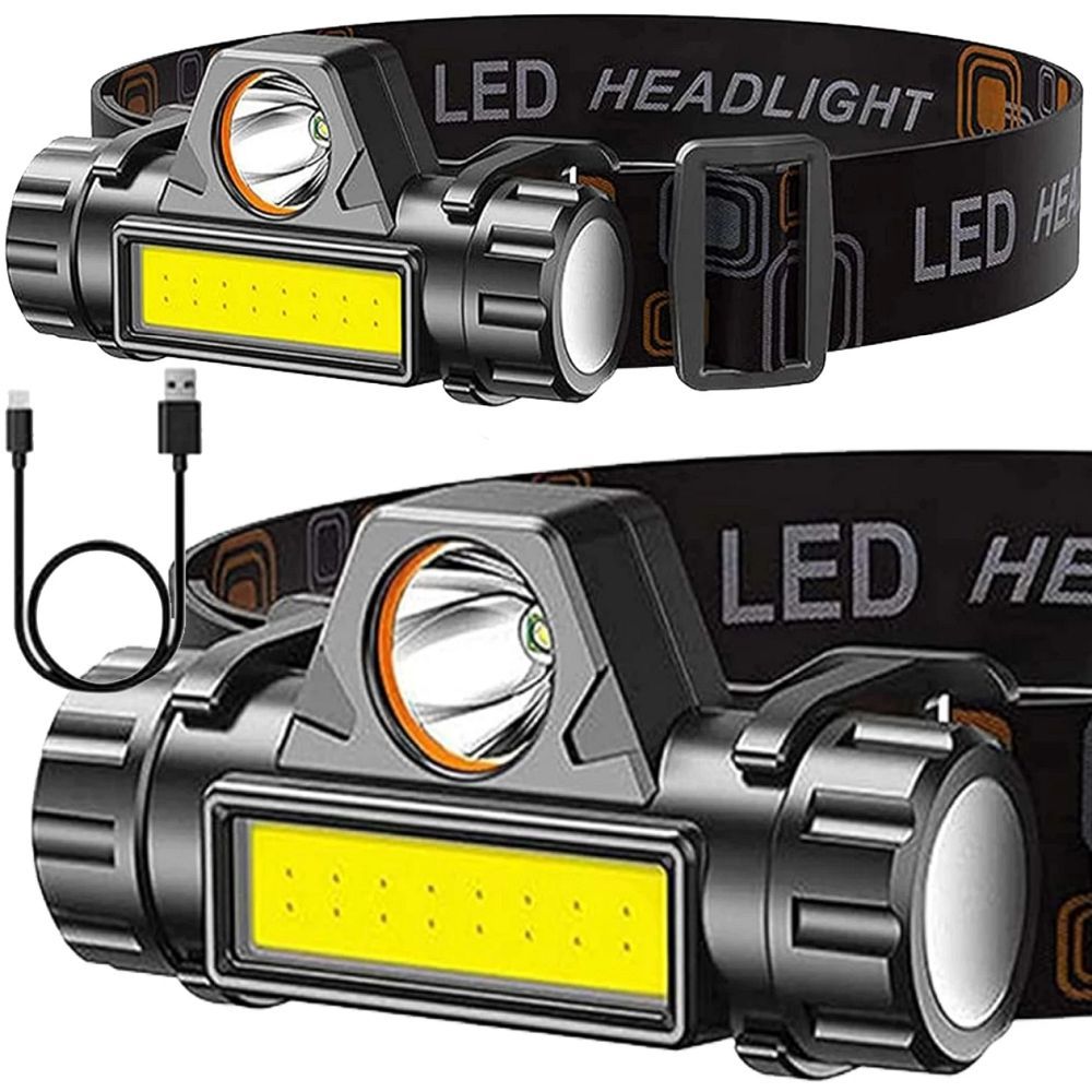Head flashlight LED 4in1 with magnet and batter RC-K-1228 black