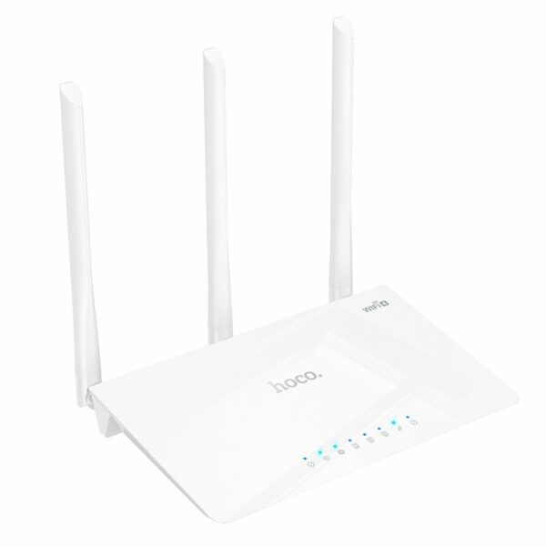 HOCO wireless router WiFi4 HI30 white