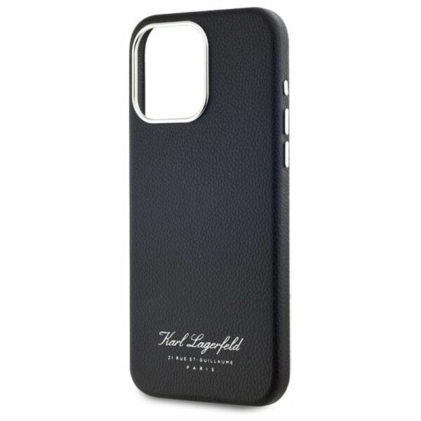 KARL LAGERFELD case for IPHONE 15 Pro Max KLHCP15XPGWCMKHK (FW PU Hotel RSG) black