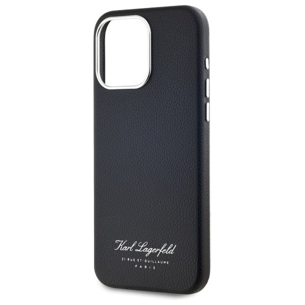 KARL LAGERFELD case for IPHONE 15 Pro Max KLHCP15XPGWCMKHK (FW PU Hotel RSG) black