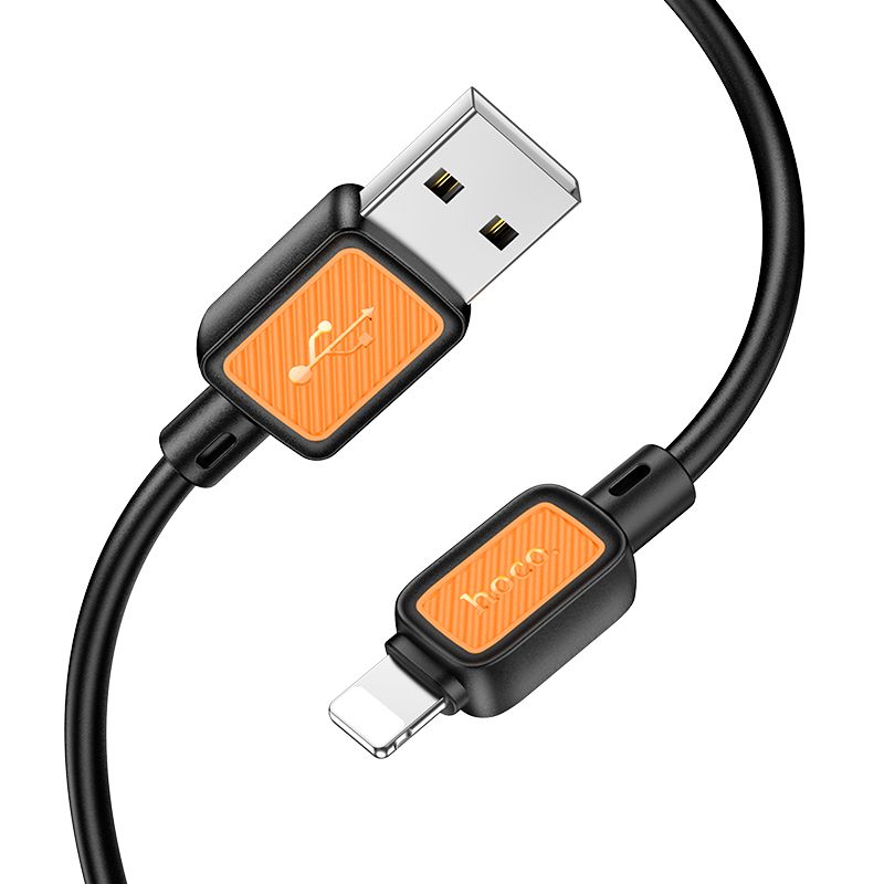 HOCO cable USB A to Lightning 2,4A X108 1 m black