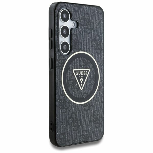 Θήκη GUESS Magnetic Glitter για Samsung S25 Plus Μαύρη
