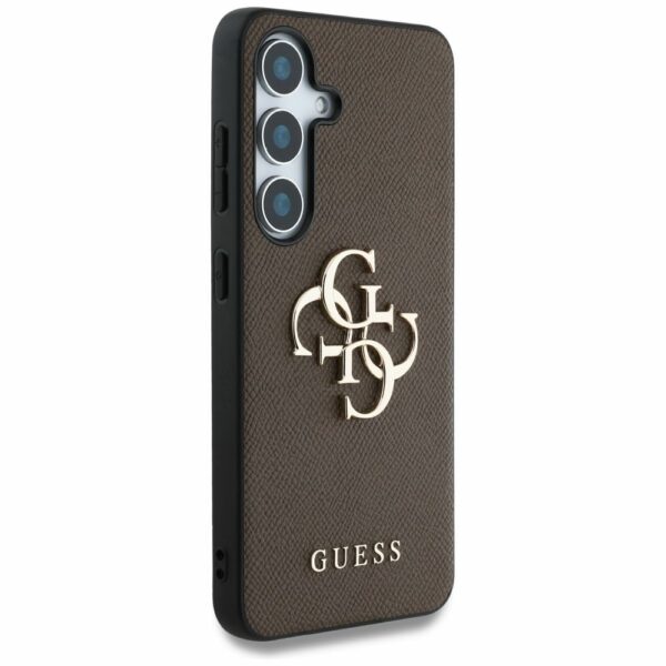 Θήκη Κινητού GUESS SAMSUNG S25 PU Grained Big 4G Logo Καφέ