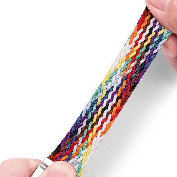 DUX DUCIS strap MIXTURE II stretchable braided for Apple Watch 38 / 40 / 41 mm rainbow