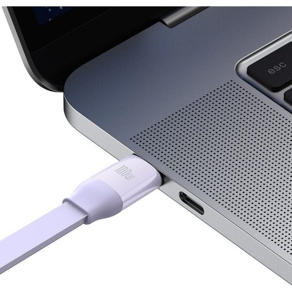 BASEUS cable 3in1 Type C to Micro USB / Lightning / Type C PD QC4.0 3,5A 100W CAMJ010205 1,1 m purple
